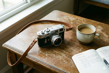 Vucciria – Kameragurt aus Leder