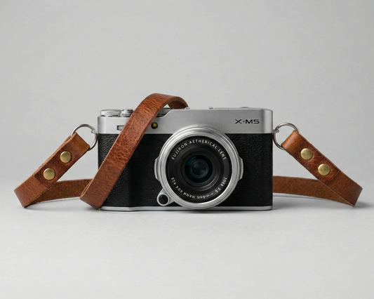 Vucciria - Tracolla fotocamera in pelle