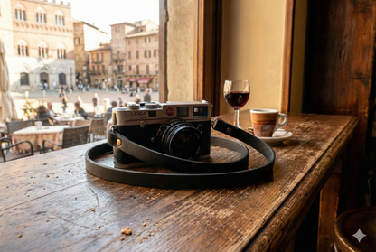 Minimal 2 - Leather strap for vintage camera. 