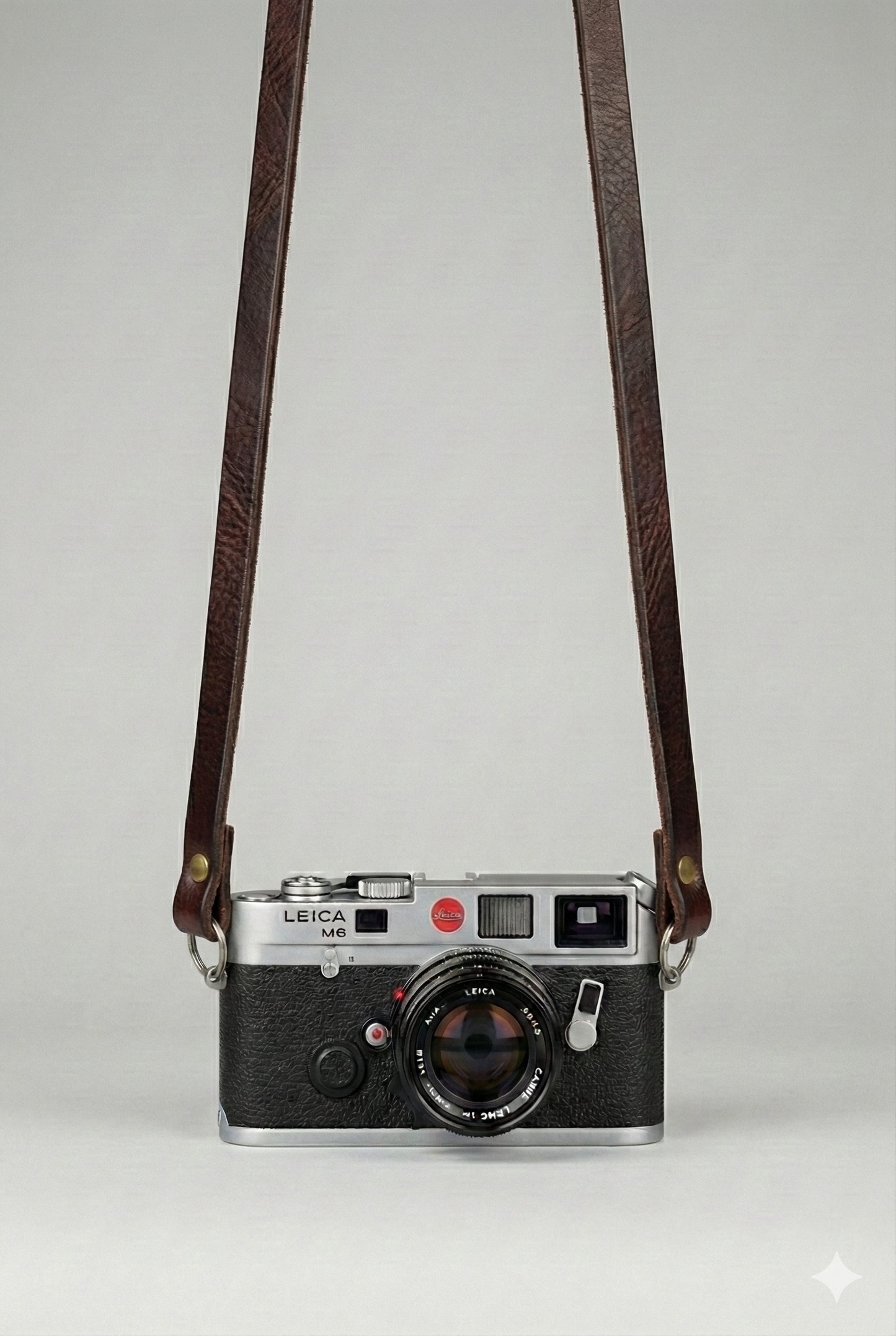 Minimal 3 - Brown Leather strap for vintage camera. 