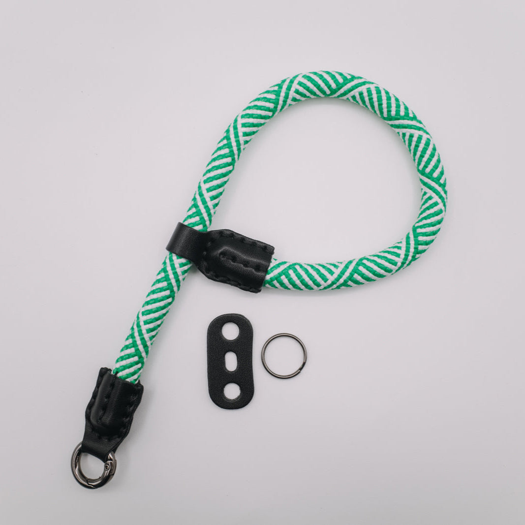 Rope wrist camera strap