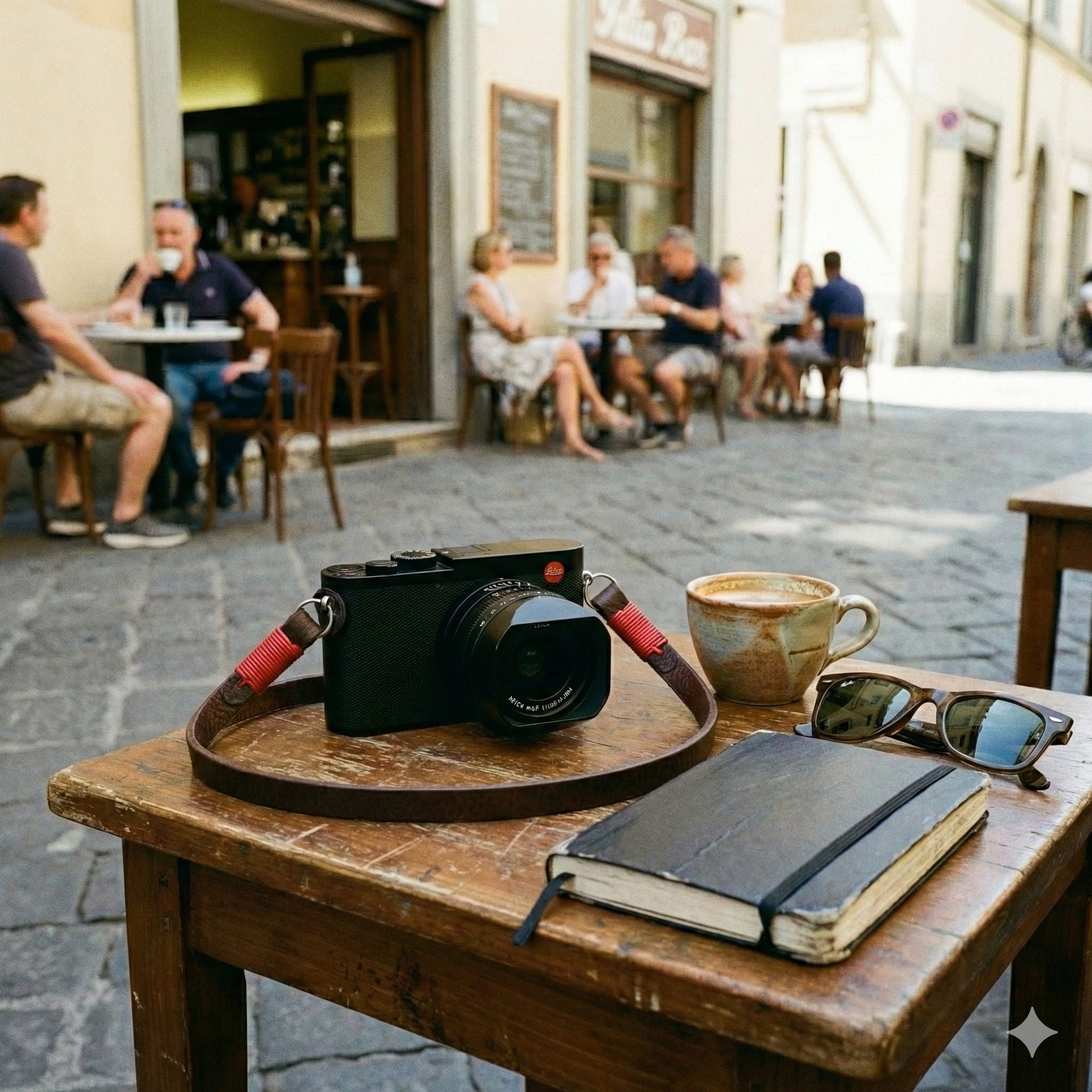 Cinturino per fotocamera in vera pelle marrone - Accessori per reflex digitali - Italia Cinturino per fotocamera in vera pelle marrone - Accessori per reflex digitali - Italia