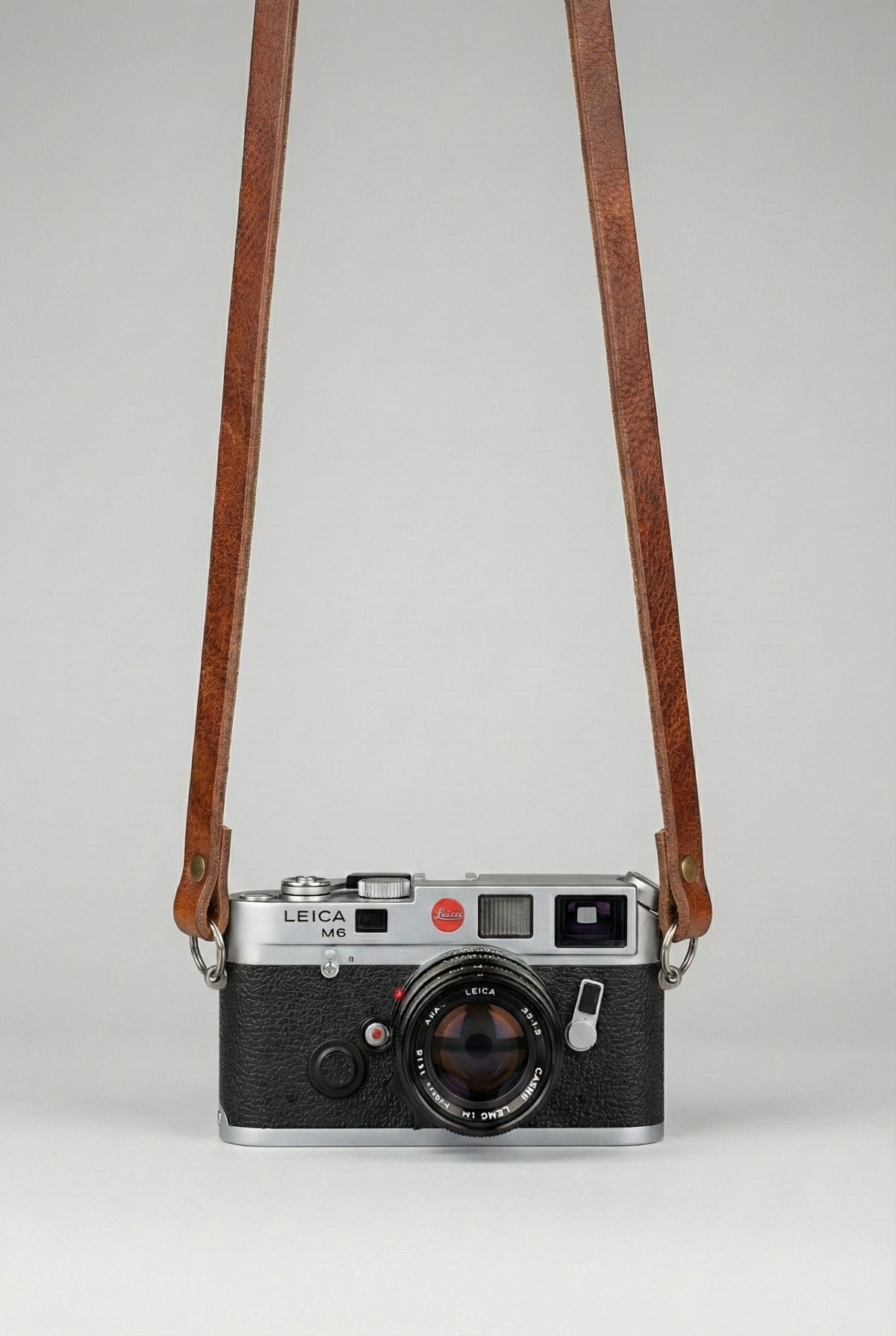 Minimal N1 - Tracolla fotocamera in pelle cognac
