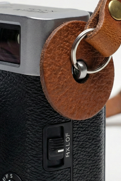 Ballarò - Tracolla fotocamera in pelle