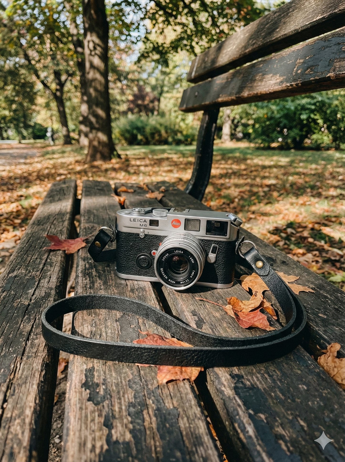 Minimal 2 - Leather strap for vintage camera. 