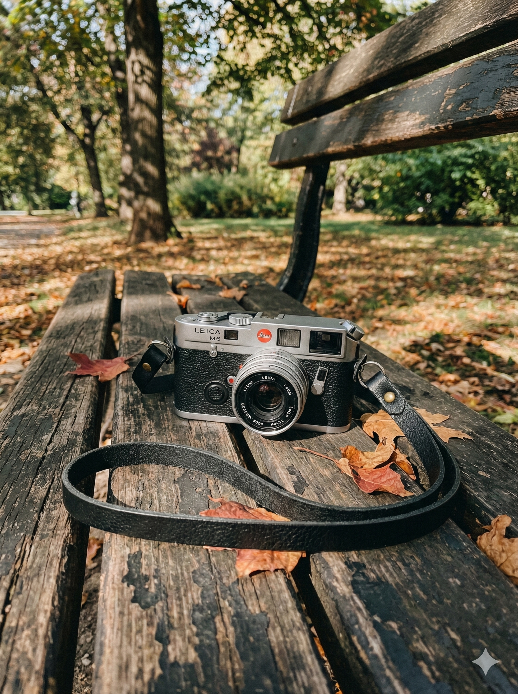 Minimal 2 - Leather strap for vintage camera. 